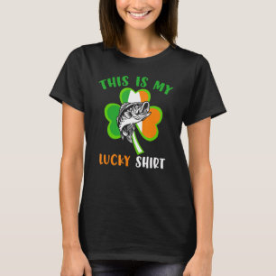 T-shirt C'Est Ma Chance Pêche Pour Le Pêcheur St Patrick