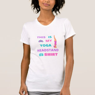 T-shirt C'Est Ma Chemise À La Tête De Yoga Drôle