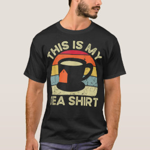 T-shirt C'Est Ma Chemise À Thé Drôle Boisson De Thé Retro
