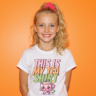 T-shirt C'est ma chemise à thé mignonne drôle Pastel Kawai