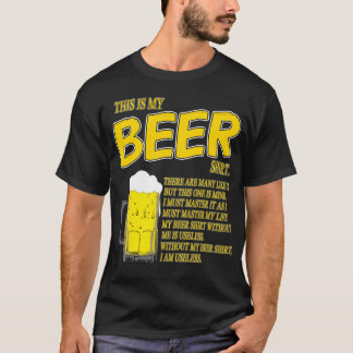 T-shirt C'est ma chemise de bière