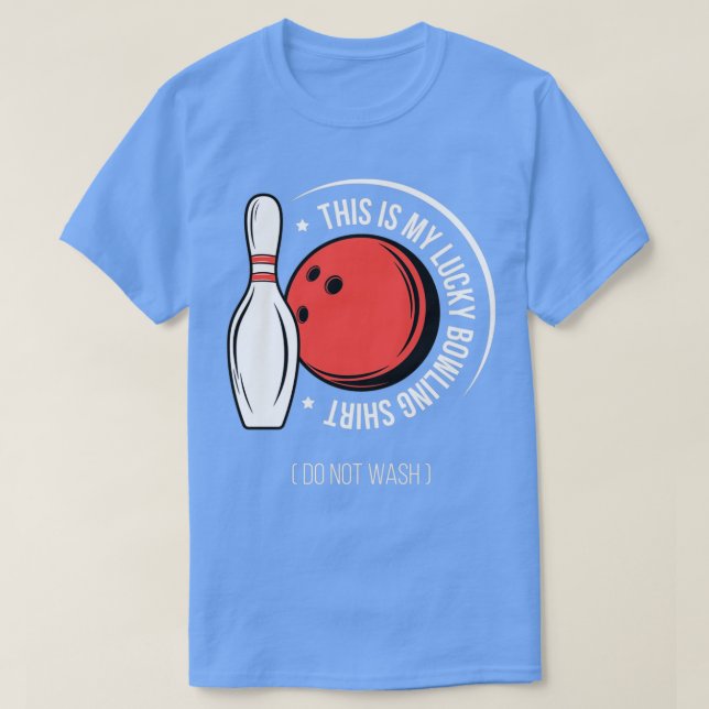 T-shirt C'Est Ma Chemise De Bowling Lucky 2 (Design devant)