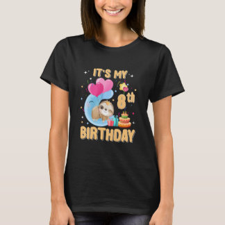 T-shirt c'est ma chemise de cadeau d'anniversaire de 8 ans