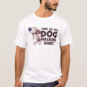 T-shirt C'Est Ma Chemise De Marche De Chien Avec Un Chien
