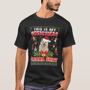T-shirt C'Est Ma Chemise De Noël Norwich Terrier