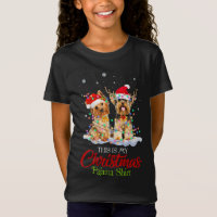 C'Est Ma Chemise De Noël Yorkie Santa Hat