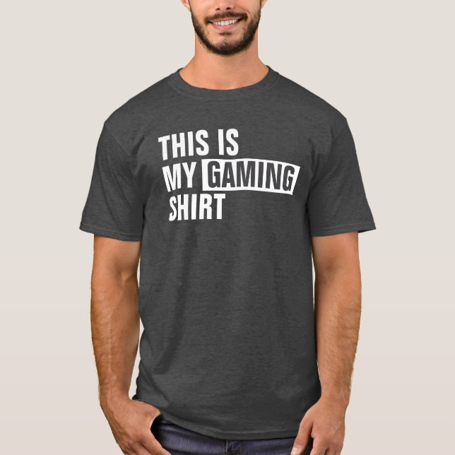 T-shirt C'est ma chemise GAMING (Devant)