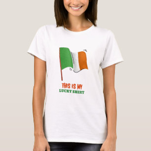 T-shirt C'est ma chemise porte-bonheur