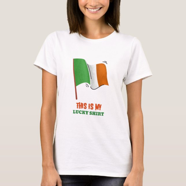 T-shirt C'est ma chemise porte-bonheur (Devant)