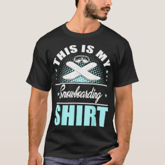 T-shirt C'Est Ma Chemise Snowboard Sports