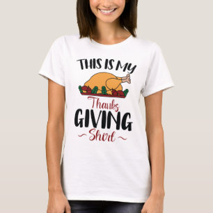 T-shirt C'est ma chemise Thanksgiving