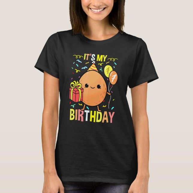 T-shirt C'est ma coco d'anniversaire (Devant)