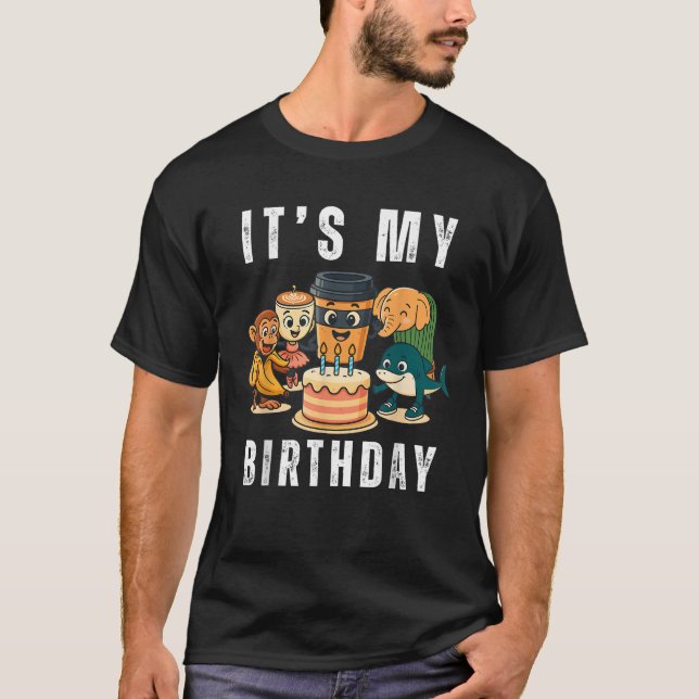 T-shirt C'est ma compilation d'anniversaire Italian Brainr (Devant)