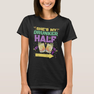 T-shirt C'est ma couve à moitié jumelée avec un copain Ma