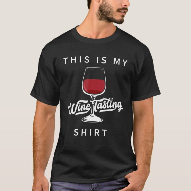 T-shirt C'Est Ma Dégustation De Vin (Devant)