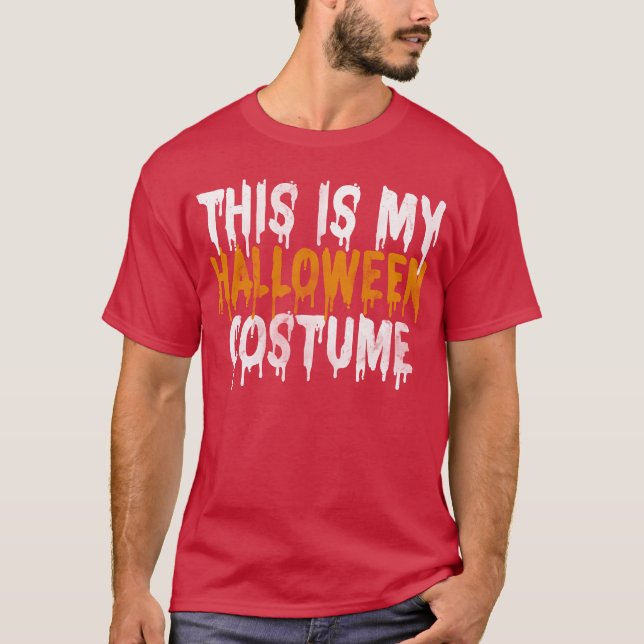 T-shirt C'Est Ma Dernière Minute Halloween fille (Devant)