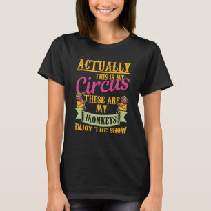 T-shirt C'est ma famille de cirque Parents Vintage Carnava