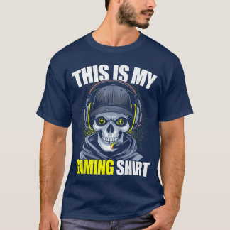 T-shirt C'est ma famille de jeu vidéo