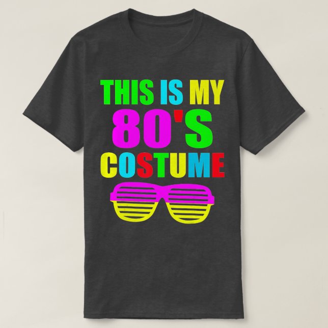 T-shirt C'est ma fête des années 80 Costume 70's 80 (Design devant)
