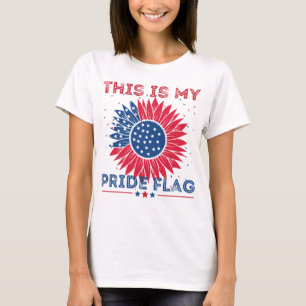 T-shirt C'Est Ma Fierté Drapeau Liberté Américaine 4 juill