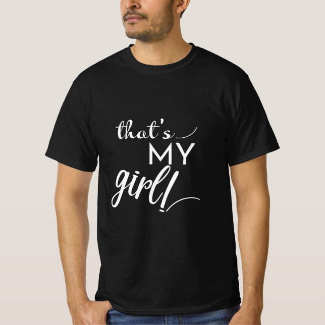 T-shirt C'est ma fille (Devant)