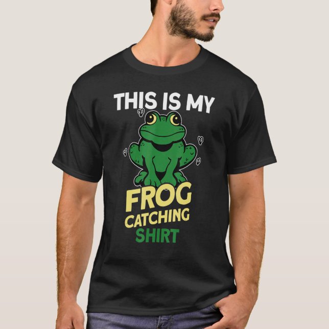 T-shirt C'est ma grenouille attrape 1 (Devant)