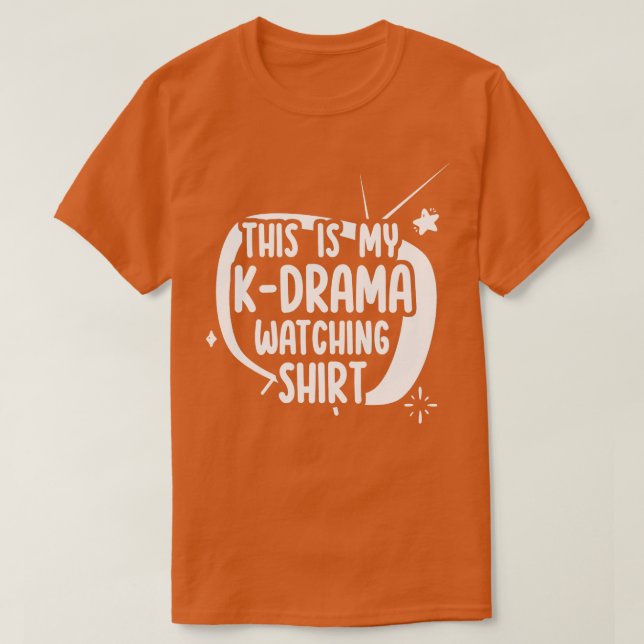T-shirt C'est ma KDrama Watching (Design devant)