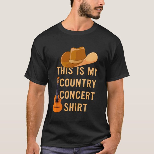 T-shirt C'Est Ma Musique De Concer (Devant)