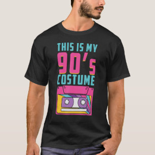T-shirt C'est ma musique de costume des années 90 cassette