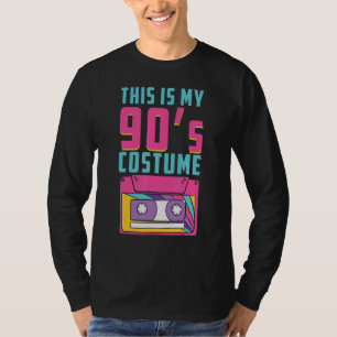 T-shirt C'est ma musique de costume des années 90 cassette