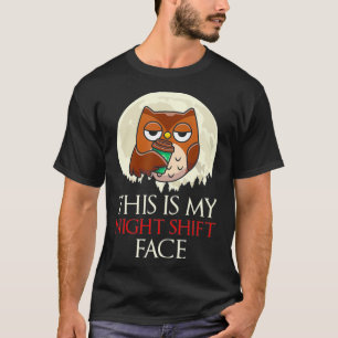 T-shirt C'Est Ma Nuit Shift Face Owen Hospital EM