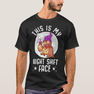 T-shirt C'Est Ma Nuit Shift Face Owen Infirmière Keepi