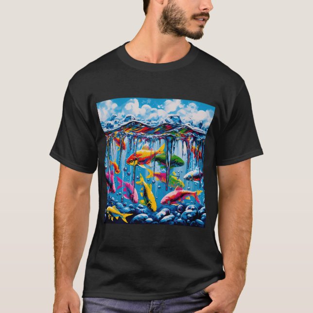 T-shirt C'est Ma Pêche  (Devant)