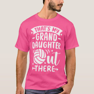 T-shirt C'Est Ma Petite-Fille Là-Bas Volley Pour G