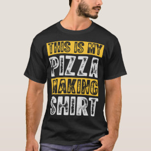 T-shirt C'Est Ma Pizza Fabriquant Pizzaholic Italien Pizza