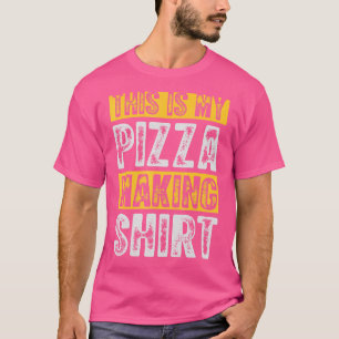 T-shirt C'Est Ma Pizza Fabriquant Pizzaholic Pizza Italien