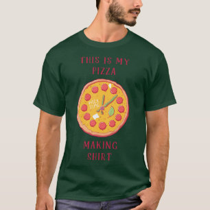 T-shirt C'Est Ma Pizza Makingfor Women 32395564