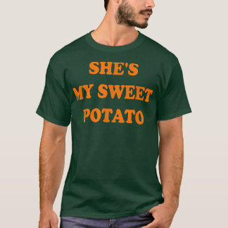 T-shirt C'est ma pomme de terre douce Je Yam SetThanksgivi