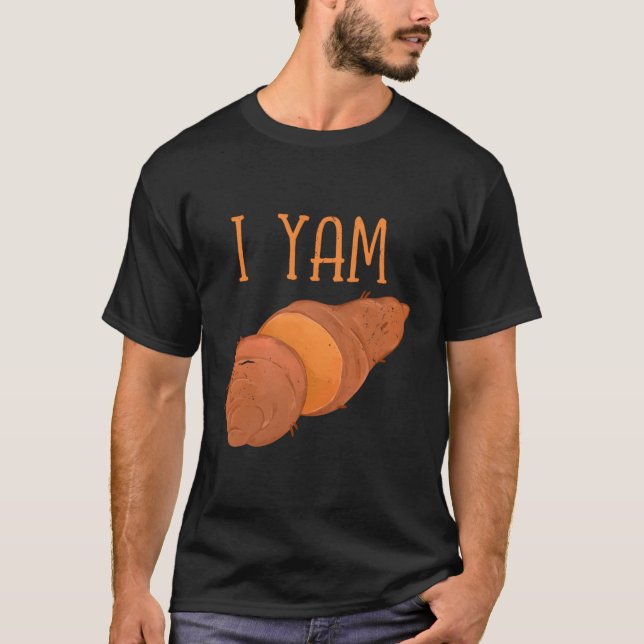 T-shirt C'Est Ma Pomme De Terre Douce Que Je Yam (Devant)