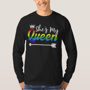 T-shirt C'est ma reine, une amie gay, un costume qui corre