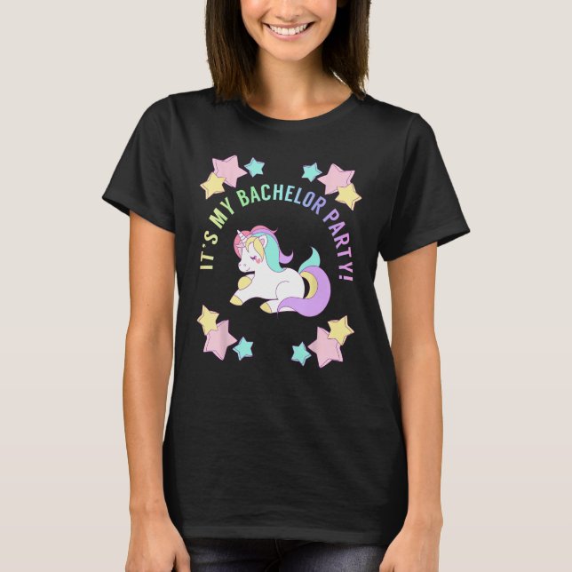 T-shirt C'est ma tenue de fête de bachelor (Devant)