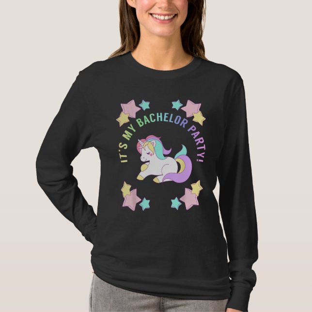 T-shirt C'est ma tenue de soirée de bachelor (Devant)