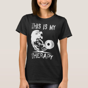 T-shirt C'Est Ma Thérapie Bodybuilding Gym