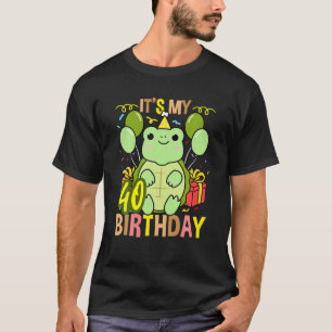 T-shirt C'Est Ma Tortue 40E Anniversaire
