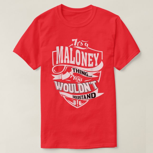 T-shirt C'est MALONEY  (Design devant)