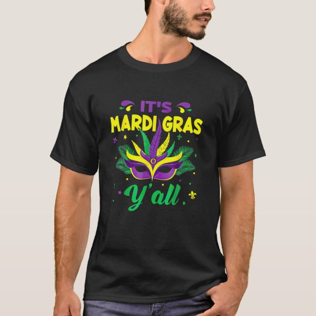 T-shirt C'est Mardi Grass Y'all (Devant)