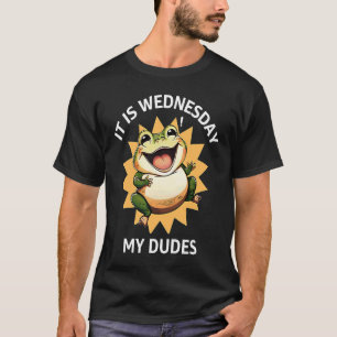 T-SHIRT C'EST MERCREDI MON MOMENT GAMBE MÊME