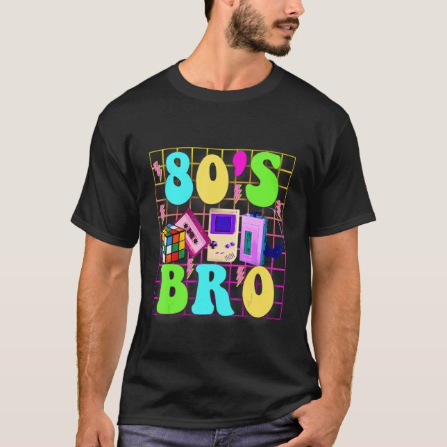 T-shirt C'est mes 80 ans Bro Retro 80's 90's Costume de fê (Devant)