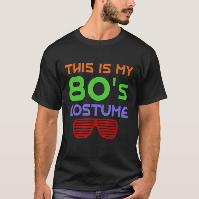 T-shirt C'est Mes 80s Costume Mp3 CD Lecteur Roller Skatin (Devant)