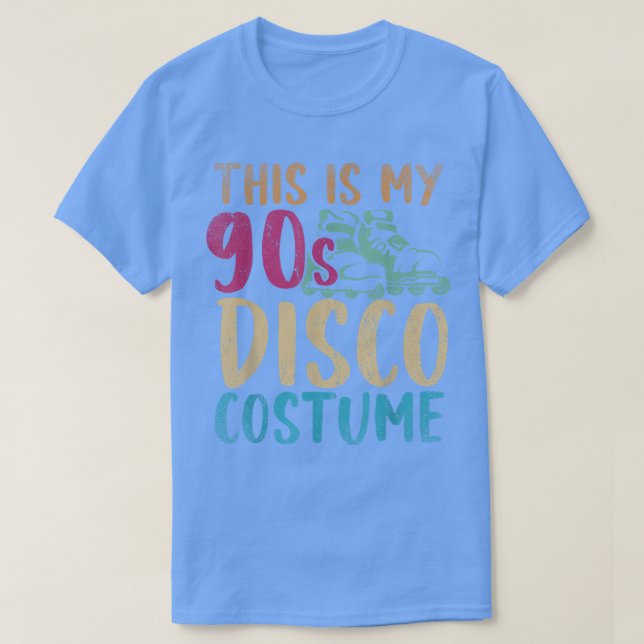 T-shirt C'Est Mes 90's Disco Costume Party Musique Retro N (Design devant)